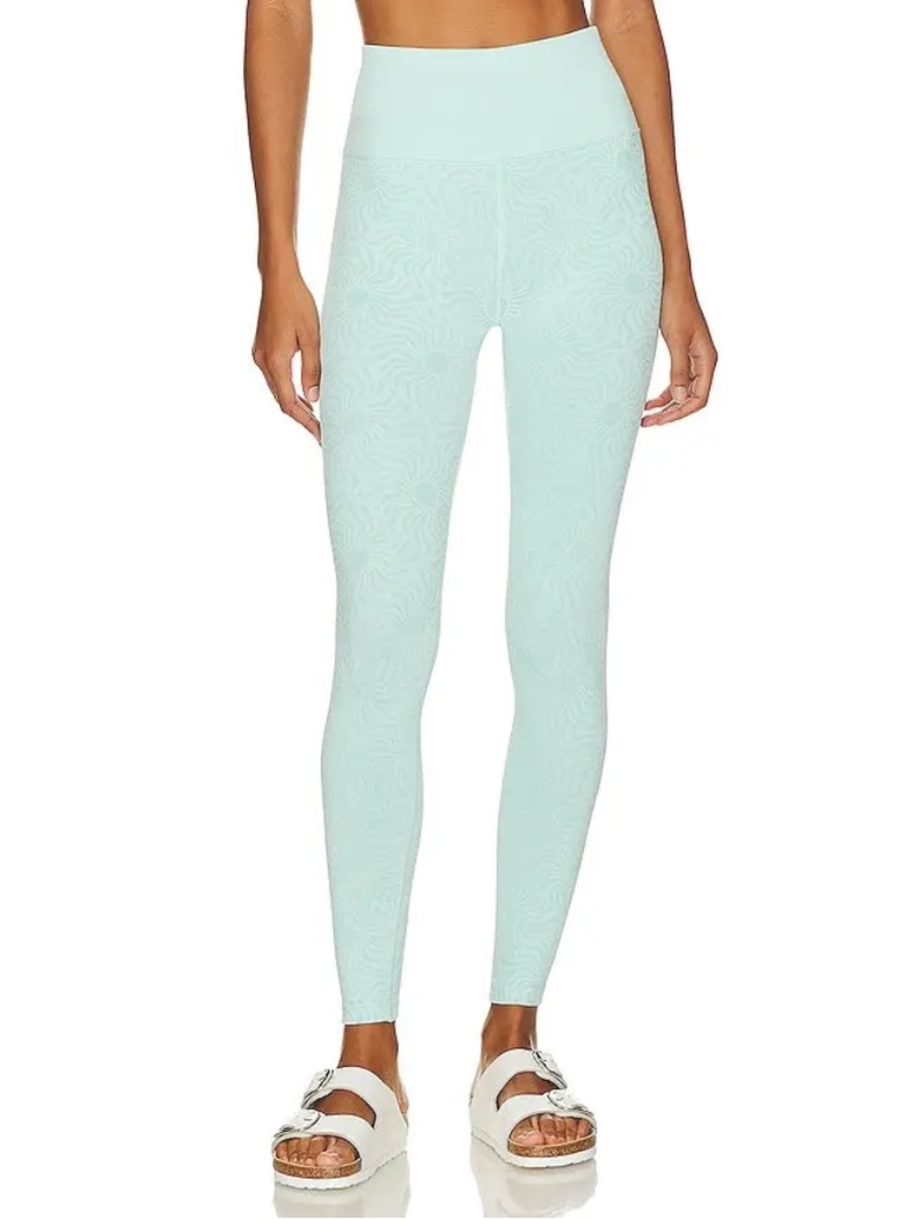 Spiritual Gangster Light Mint Green High-Rise Leggings